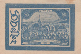 50 HELLER 1920 Stadt BACHMANNING Oberösterreich Österreich Notgeld #PF164 - [11] Emissions Locales