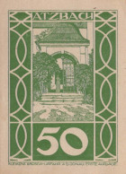50 HELLER 1920 Stadt ATZBACH Oberösterreich Österreich Notgeld Banknote #PF346 - [11] Emissions Locales