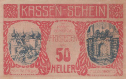 50 HELLER 1920 Stadt ARTSTETTEN Niedrigeren Österreich Notgeld #PE191 - [11] Emissions Locales