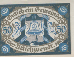 50 HELLER 1920 Stadt ALTSCHWENDT Oberösterreich Österreich Notgeld Papiergeld Banknote #PG516 - [11] Emissions Locales