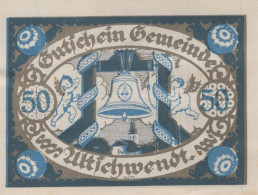 50 HELLER 1920 Stadt ALTSCHWENDT Oberösterreich Österreich Notgeld Papiergeld Banknote #PG810 - [11] Emissions Locales