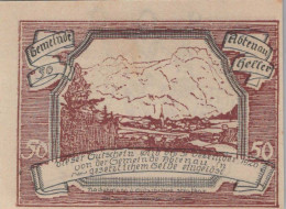 50 HELLER 1920 Stadt ABTENAU Salzburg Österreich Notgeld Banknote #PE161 - [11] Emissions Locales