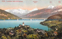 R158440 Thunersee Spiez Mit Schloss. Photoglob. No 5224. 1911 - Monde