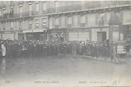 CPA Paris Crue De La Seine La Rue De Lyon - Arrondissement: 12