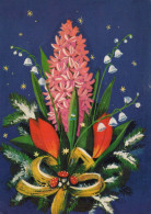 FLOWERS Vintage Postcard CPSM #PAS394.GB - Blumen
