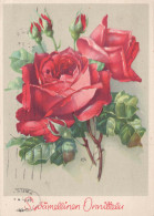 FLOWERS Vintage Postcard CPSM #PAS094.GB - Blumen