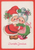 SANTA CLAUS CHILDREN CHRISTMAS Holidays Vintage Postcard CPSM #PAK301.GB - Santa Claus