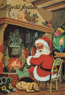 SANTA CLAUS CHRISTMAS Holidays Vintage Postcard CPSM #PAK154.GB - Santa Claus