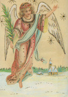 ANGEL CHRISTMAS Holidays Vintage Postcard CPSM #PAH694.GB - Anges