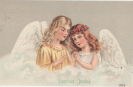 ANGEL CHRISTMAS Holidays Vintage Postcard CPSM #PAH063.GB - Angels