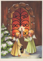 ANGEL CHRISTMAS Holidays Vintage Postcard CPSM #PAH127.GB - Anges