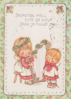 ANGEL CHRISTMAS Holidays Vintage Postcard CPSM #PAH634.GB - Angels