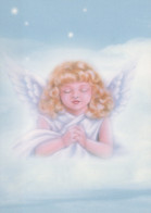 ANGEL CHRISTMAS Holidays Vintage Postcard CPSM #PAH003.GB - Angels