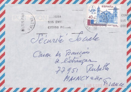 Espagne --1985-- Lettre De CULLERA  Pour MAINCY-77 (France)..tp Cathédrale La Havane-Cuba  Seul Sur Lettre..cachet - Brieven En Documenten