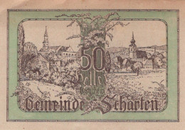 50 HELLER 1920 Stadt SCHARTEN Oberösterreich Österreich Notgeld Banknote #PE749 - Lokale Ausgaben