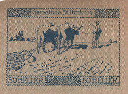 50 HELLER 1920 Stadt SANKT PANKRAZ Oberösterreich Österreich Notgeld #PE771 - Lokale Ausgaben