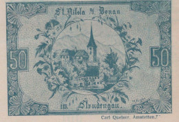 50 HELLER 1920 Stadt SANKT NIKOLA AN DER DONAU Oberösterreich Österreich #PE885 - [11] Emisiones Locales