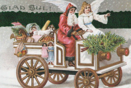PÈRE NOËL Bonne Année Noël Vintage Carte Postale CPSM #PAW548.FR - Santa Claus