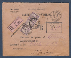 Haute Garonne - Enveloppe Recommandée De BLAJAN - 1921-1960: Modern Tijdperk