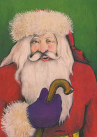 PÈRE NOËL NOËL Fêtes Voeux Vintage Carte Postale CPSM #PAJ804.FR - Santa Claus