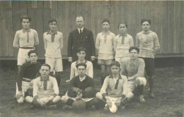 280524B - CARTE PHOTO - 37 TOURS équipe De Foot Etoile Sportive Vers 1917 Mascotte Singe ? - Tours