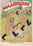 SOLDIERS HUMOUR Militaria Vintage Postcard CPSM #PBV955.GB - Humour