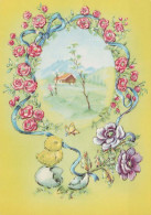 EASTER CHICKEN Vintage Postcard CPSM #PBO981.GB - Pasqua