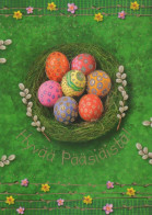 EASTER EGG Vintage Postcard CPSM #PBO163.GB - Pâques