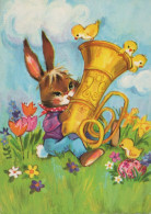 EASTER RABBIT Vintage Postcard CPSM #PBO478.GB - Pasqua