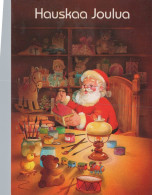 PAPÁ NOEL NAVIDAD Fiesta Vintage Tarjeta Postal CPSM #PAK706.ES - Santa Claus