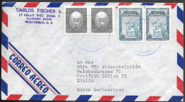 Guatemala Cover To Germany 1960s. 21c Rate - Guatemala