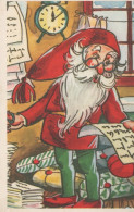 PAPÁ NOEL NAVIDAD Fiesta Vintage Tarjeta Postal CPSMPF #PAJ393.ES - Santa Claus