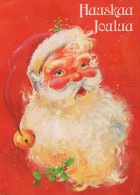 PAPÁ NOEL NAVIDAD Fiesta Vintage Tarjeta Postal CPSM #PAJ803.ES - Santa Claus