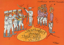 SOLDATS HUMOUR Militaria Vintage Carte Postale CPSM #PBV894.FR - Umoristiche