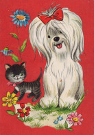 CHIEN Animaux Vintage Carte Postale CPSM #PBQ578.FR - Chiens