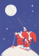 WEIHNACHTSMANN SANTA CLAUS WEIHNACHTSFERIEN Vintage Postkarte CPSM #PAK080.DE - Santa Claus