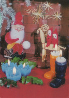 WEIHNACHTSMANN SANTA CLAUS WEIHNACHTSFERIEN Vintage Postkarte CPSM #PAK016.DE - Santa Claus