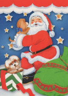 WEIHNACHTSMANN SANTA CLAUS WEIHNACHTSFERIEN Vintage Postkarte CPSMPF #PAJ396.DE - Santa Claus