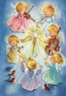 ENGEL WEIHNACHTSFERIEN Feiern & Feste Vintage Ansichtskarte Postkarte CPSM #PAG881.DE - Angels