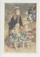 Pierre Auguste Renoir 1841-1919 : Mère Et Enfants 1874 (Frick New-York) Cp Vierge - Malerei & Gemälde