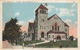 USA206  --  ST. JOHNs M. E. CHURCH  --  NEW  ROCHELLE,   N. Y.  --  1924 - Altri & Non Classificati