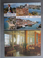 CP 29 Finistère  DOUARNENEZ TREBOUL - Lot De 2 Cartes Postales - La Plage Des Sables Blancs Et Le Port - Grand Hôtel - Douarnenez
