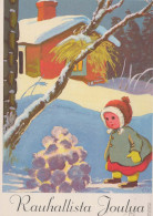 NIÑOS NIÑOS Escena S Paisajes Vintage Tarjeta Postal CPSM #PBT125.ES - Scènes & Paysages