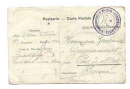 GERMANY FRANCE - WWI WURZBURG FELDPOST CENSORED CENZURE GEPRUFT - Other & Unclassified