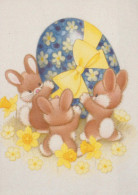 PASCUA CONEJO Vintage Tarjeta Postal CPSM #PBO543.ES - Pasqua