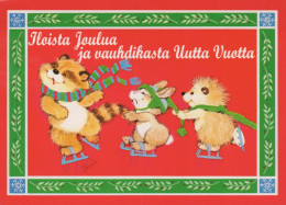 Feliz Año Navidad Vintage Tarjeta Postal CPSM #PBM468.ES - Nouvel An