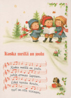 Buon Anno Natale Vintage Cartolina CPSM #PAV143.IT - Nouvel An