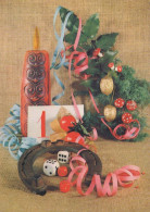 Buon Anno Natale CAVALLOSHOE Vintage Cartolina CPSM #PAT944.IT - Nouvel An