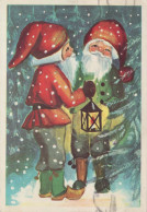 Buon Anno Natale GNOME Vintage Cartolina CPSM #PAU202.IT - New Year