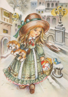 Buon Anno Natale BAMBINO Vintage Cartolina CPSM #PAS892.IT - New Year